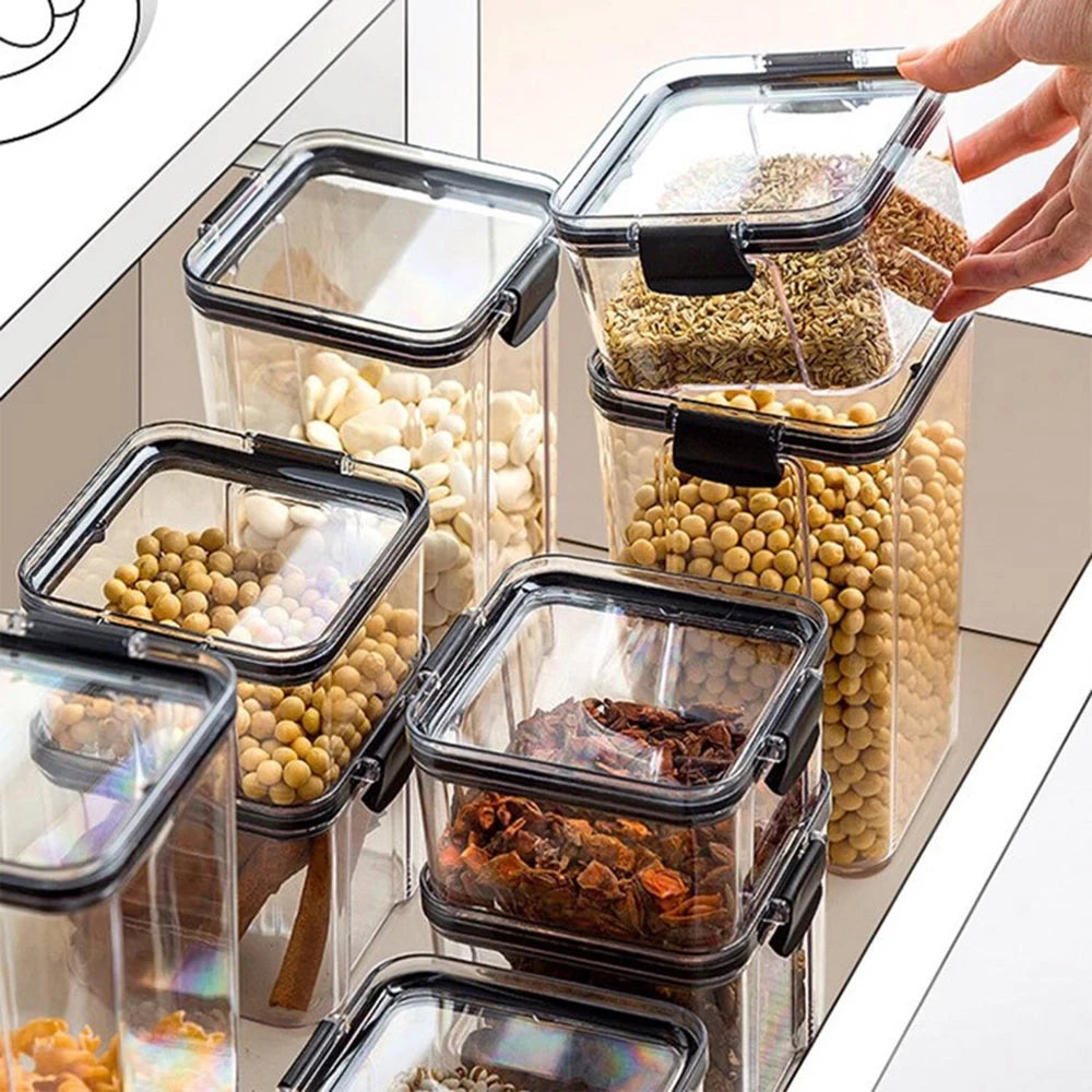 Sealed Kitchen Storage Jars