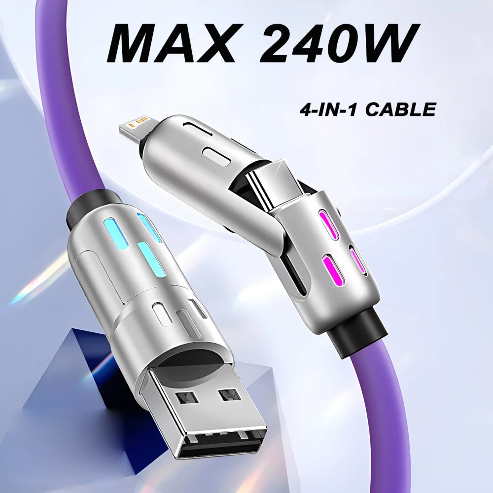 Four in One Fast Charging Cable