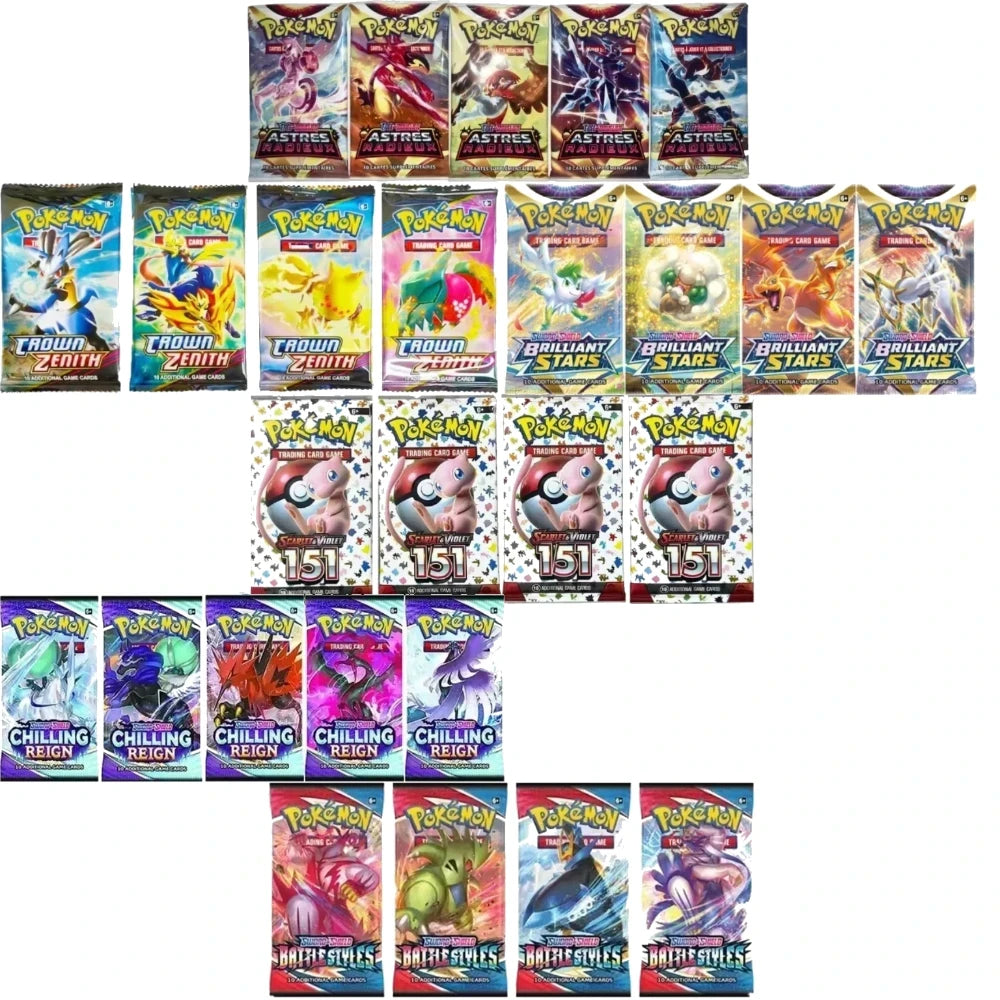 Pokémon Trading Card Booster Packs