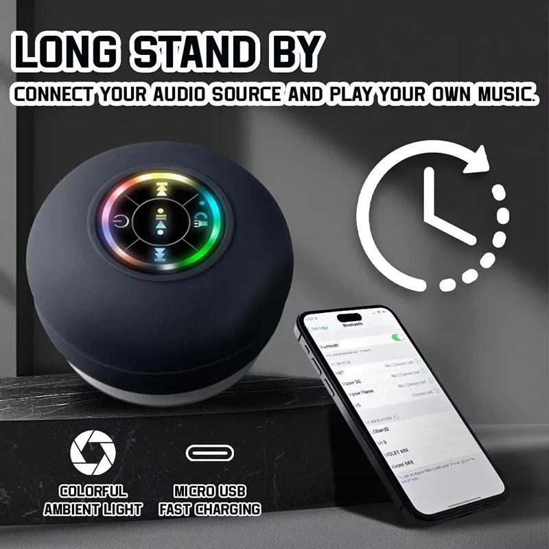 Portable Waterproof Shower Speaker