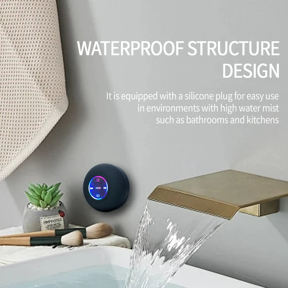 Portable Waterproof Shower Speaker