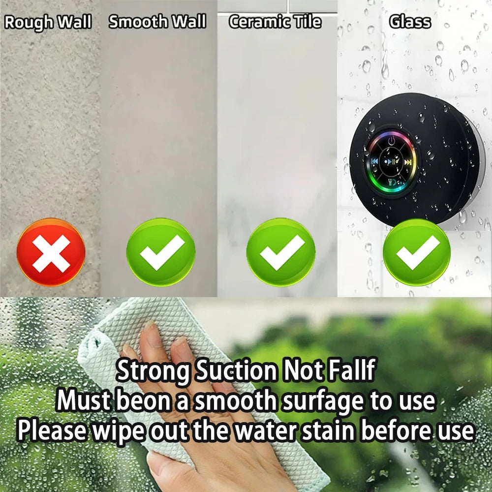 Portable Waterproof Shower Speaker