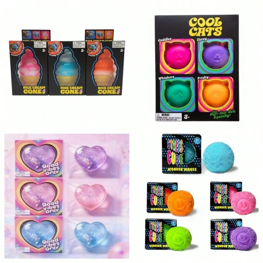 Assorted Squishy Sensory Character Figures