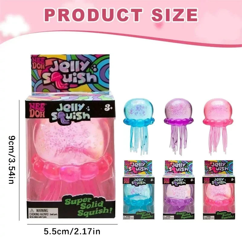 NeeDoh Fuzz Ball Jellyfish Squishy