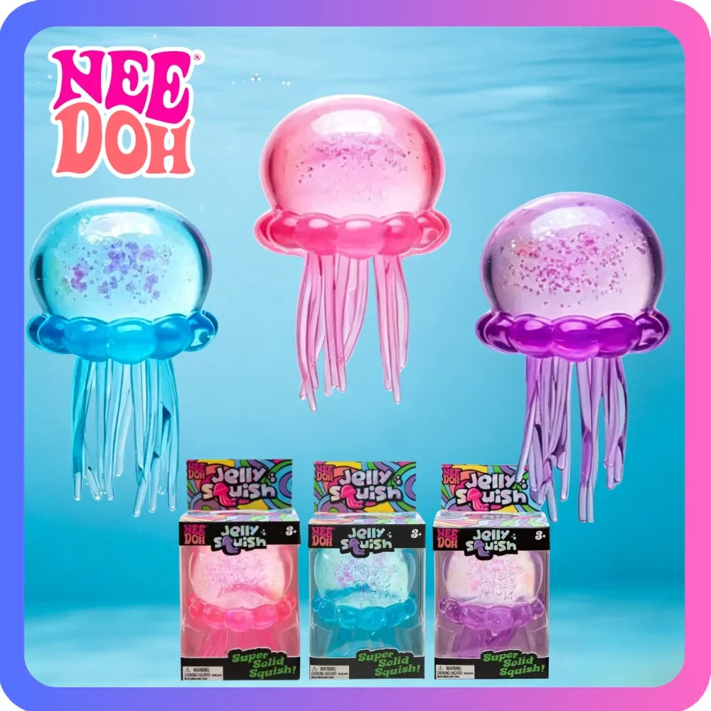 NeeDoh Fuzz Ball Jellyfish Squishy